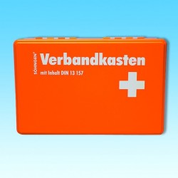 Verbandkasten DIN 13157 befüllt klein orange