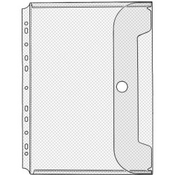 Prospekthüllen Jumbo PP Euroloch. A4 0,2mm transparent Pckg á 10 St.