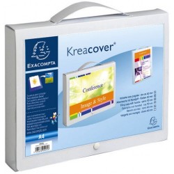 Archivbox Kreacover® mit Druckknopf A4 32x4x24cm