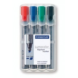 Flipchartmarker Lumocolor® 356 Staedtler Keilspitze 4er Etui