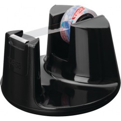 Tischabroller TESA Easy Cut® Compact schwarz inkl. 1 Rolle Tesafilm kristallklar