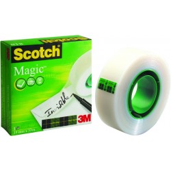 Klebefilm Scotch Magic Tape 810 transparent unsichtbar 12mmx33m