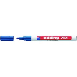 Lackmarker Permanentmarker Edding 751 deckend blau (1 Stück)