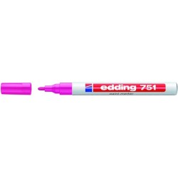 Lackmarker Permanentmarker Edding 751 deckend rosa pink (1 Stück)