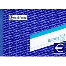 Quittungsblock Zweckform 302 A6 quer 50 Blatt MwSt.-Nachweis