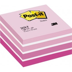 Haftnotiz 76x76mm Haftnotizwürfel pastell pink rosa 450 Blatt Post it