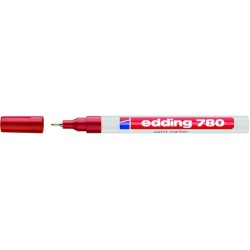 Lackmarker Lackstift Edding 780 rot (1 Stück)