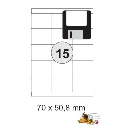 Etiketten Selbstklebe-Etiketten 70x50,8mm E09 (1500 Stück  1 Päckchen)