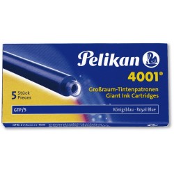 Füllhalterpatrone Grossraum Pelikan 4001 GTP/5 königsblau Pg. á 5St