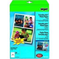 Fotopapier Inkjet-Papier Sigel 713 A4 170g hochweiß Pckg.=20 Bl.