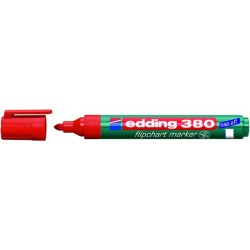 Flipchartmarker Edding 380, 1,5 - 3 mm nachfüllbar rot / 1 St.