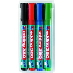 Flipchartmarker Edding 380  1,5 - 3 mm nachfüllbar 4er Etui
