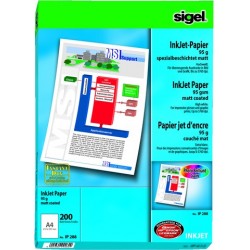 Fotopapier Inkjet-Papier Sigel IP288 A4 95g/m² / 1 Pckg. á 200 Bl