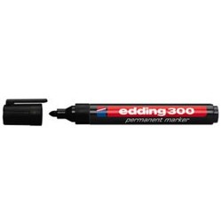 Permanentmarker Edding 300 Rundspitze 1,5-3 mm schwarz /1St.