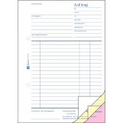 Auftragsbuch Zweckform 1726 DIN A5 hoch 3fach SD 3x40 Blatt