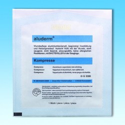 Kompresse 10 x 15 aluderm steril in Peelpackung (1 St.)