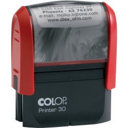 Stempel Colop Printer Textstempel 5-zeilig incl. Gutschein