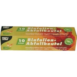 Kompostbeutel Biofolie 10l 420x440mm weiß (Pckg. á 7 St.)