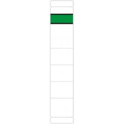 Rückenschilder selbstklebend schmal / kurz weiß (VE = 10 St.)