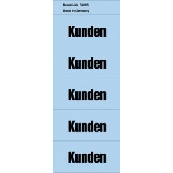 Inhaltsschilder Inhaltsschildchen sk Kunden blau 1 Pckg.