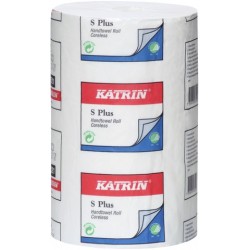 Papierhandtuch Plus S Coreless Rolle 20,5x110m hochweiß Tissue 12 Rollen