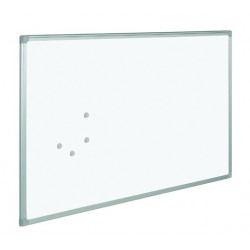 Schreibtafel 45x60cm Whiteboard weiß magnetisch Alurahmen 1St
