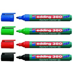 Flipchartmarker Edding 380  1,5 - 3 mm nachfüllbar 4er Etui