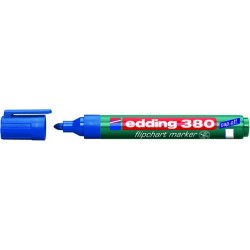 Flipchartmarker Edding 380, 1,5 - 3 mm nachfüllbar blau / 1 St.