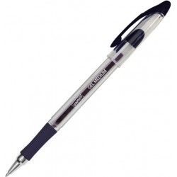 Gelschreiber Kappe mit Clip 0,7mm schwarz
