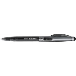 Kugelschreiber Stylus 2 in 1 silber metallic Schreibf.: schwarz zur Bedienung von Smartphones und Tablet-Computern