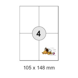 Etiketten Selbstklebe-Etiketten 105x148,5mm E02 (400 Stück 1 Päckchen)