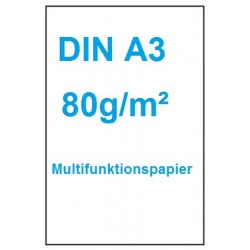 Multifunktionspapier Multiuse A3 80 g/m² weiß / 500 Blatt