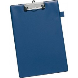 Klemmbrett Schreibplatte Klemme kurze Seite A4 blau