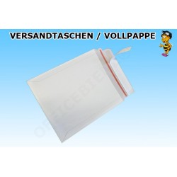 TOPPAC 220 Versandtaschen aus Vollpappe DIN B5+ (100 Stück) WEISS