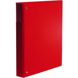 Ringbuch A4 4-Ring-Reißmechanik Ring-Ø 25 mm rot / 1 St.