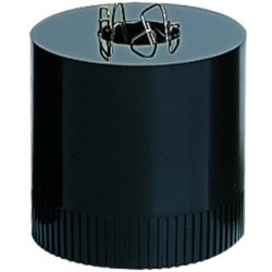 Büroklammerspender Clip-Boy magenetisch schwarz + Klammern
