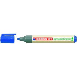 Permanentmarker Edding 21 Rundspitze 1,5-3 mm blau (1 St)