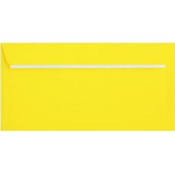 Briefumschläge C6/5 DL Plus 120g/m² hk ohne Fenster gelb (25 St. in Folie)