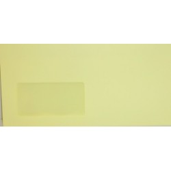 Briefumschläge C6/5 DL Plus 120g/m² hk ohne Fenster vanillegelb hellgelb (25 St. in Folie)
