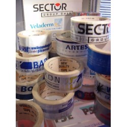 360 ROLLEN BEDRUCKTES PVC KLEBEBAND 50mmx66m 1 Farbe