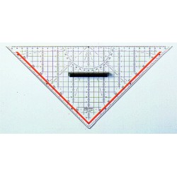 Geometrie-Dreieck mit abnehmbarem Griff Hypotenuse 25cm