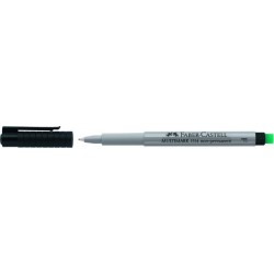 Projektionsschreiber Faber Castell F 0,6mm wasserlöslich schwarz