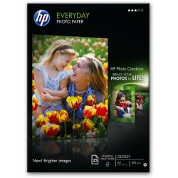 Fotopapier HP Everyday Photo A4 170 g/m² weiß seidenmatt  25Blatt