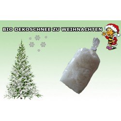 BIO Deko-Streuschnee kompostierbar weiß 5 Pckg. = ca. 175g