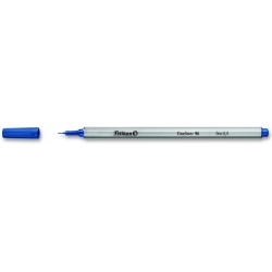 Fineliner Pelikan 96 EF 0,4mm Schaft silber Schreibf. blau 10St.