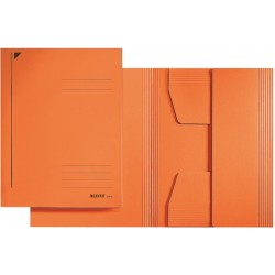 Jurismappe Leitz 3924 Karton 430 g/m² 3 Klappen A4 für 250 Blatt orange
