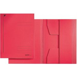 Jurismappe Leitz 3924 Karton 430 g/m² 3 Klappen A4 für 250 Blatt rot
