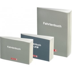 Fahrtenbuch BRUNNEN DIN A6 quer für PKW 40 Blatt Kartoneinband