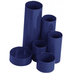 Schreibtischbutler Köcher Wedo Junior Kunststoff 6 Röhren blau