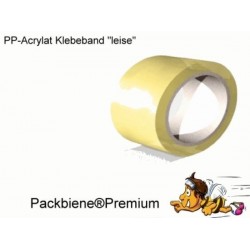 Klebeband Packbiene®Premium Transparent Leise 50mmx66 (6 Rollen)